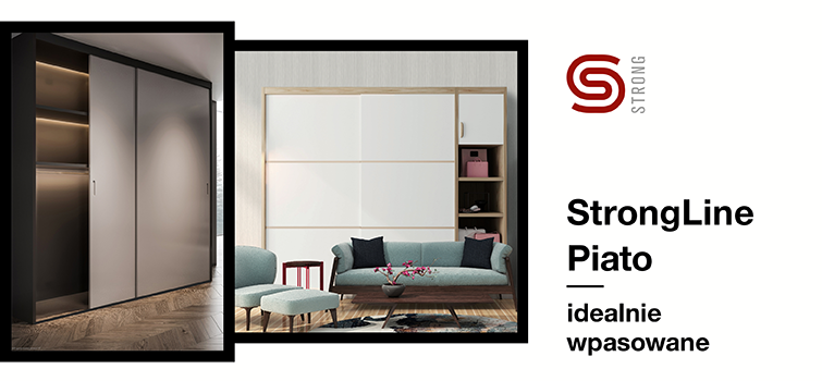 StrongLine Piato – idealnie wpasowane do wpuszczanych drzwi przesuwnych
