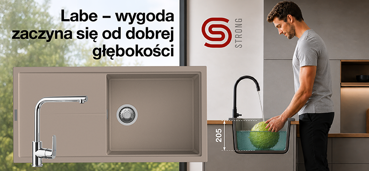 Zlew miesiąca Labe - wygoda zaczyna się od dobrej głębokości