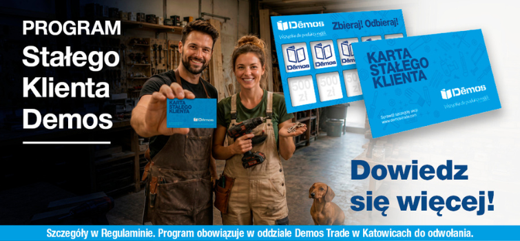Program Stałego Klienta Demos w Katowicach – kupuj okucia i odbieraj nagrody!