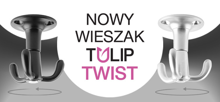 Wieszak obrotowy wielofunkcyjny Twist