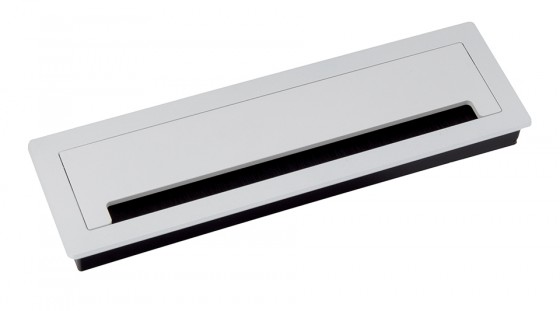 STRONG przepust kablowy z tłumieniem ALU 300x90x28, biały mat