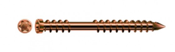 SPAX wkręt 5x50 łeb cylindryczny TXS, stal nierdz. A2, C, antique