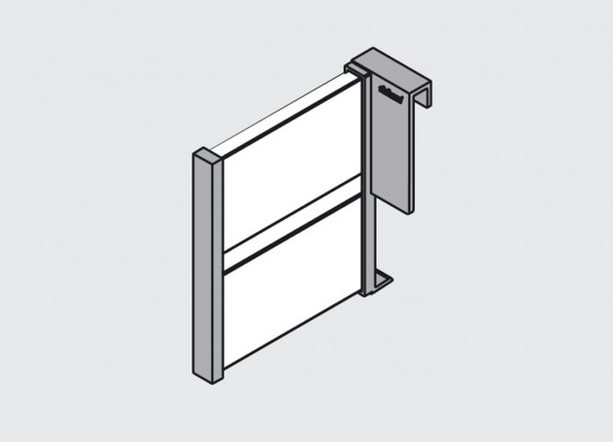BLUM Z43L100S przegródka wzdłużna brunatnoczarny