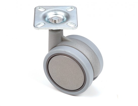 StrongCastors Kółko 60 mm z gumową rolką