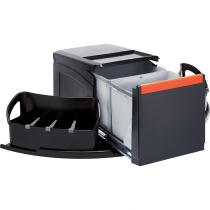 FRANKE Sortownik Cube narożny 2x18l