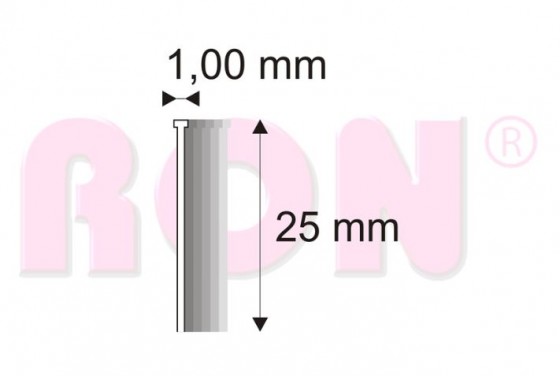 Gwóźdź Brad 12/25 (18G), 5000 sztuk