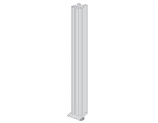 VERTIKO profil na ścianę C7007 2650mm aluminium