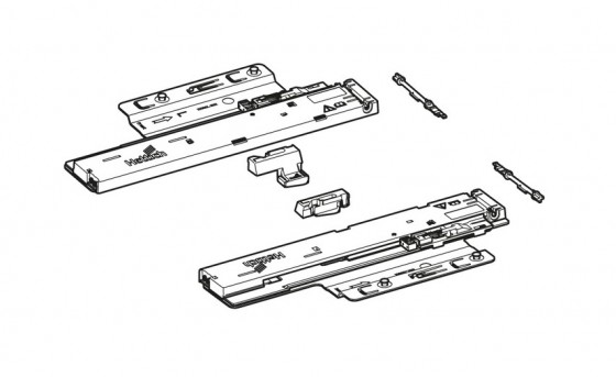 HETTICH 9257894 Quadro You mechanizm P2Os 270-350mm/10kg