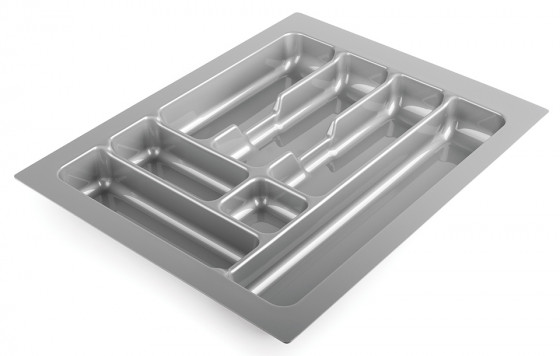 StrongIn Wkład na sztućce 45/490 (385 x 490 mm) srebrny metalik