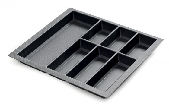 Wkład na sztućce Classico Kristall softTouch 60 (522 x 474 mm) czarny Wkład na sztućce Classico Kristall softTouch 60 (522 x 474 mm) czarny