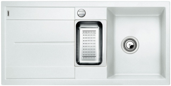 BLANCO 513046 zlewozmywak METRA 6 S biały z korkiem SILGRANIT PuraDur BLANCO 513046 zlewozmywak METRA 6 S biały z korkiem SILGRANIT PuraDur