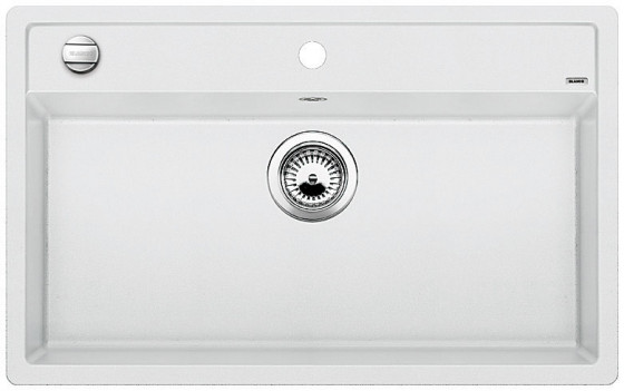BLANCO 516633 zlewozmywak DALAGO 8 biały z korkiem automat. SILGRANIT PuraDur BLANCO 516633 zlewozmywak DALAGO 8 biały z korkiem automat. SILGRANIT PuraDur