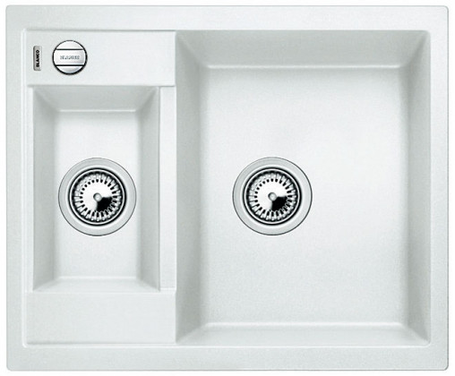 BLANCO 516157 zlewozmywak METRA 6 biały z korkiem automat. SILGRANIT PuraDur BLANCO 516157 zlewozmywak METRA 6 biały z korkiem automat. SILGRANIT PuraDur