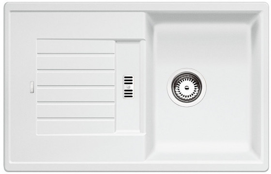 BLANCO 514726 zlewozmywak ZIA 45 S biały bez korka SILGRANIT PuraDur BLANCO 514726 zlewozmywak ZIA 45 S biały bez korka SILGRANIT PuraDur