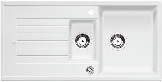 BLANCO 514734 zlewozmywak ZIA 6 S biały z korkiem automat. SILGRANIT PuraDur BLANCO 514734 zlewozmywak ZIA 6 S biały z korkiem automat. SILGRANIT PuraDur
