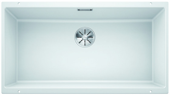 BLANCO 523145 zlewozmywak SUBLINE 800-U biały InFino manualny SILGRANIT PuraDur BLANCO 523145 zlewozmywak SUBLINE 800-U biały InFino manualny SILGRANIT PuraDur