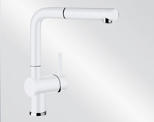 BLANCO 516710 bateria LINUS-S jedwabiście biały ruchoma wylewka ceramika-look BLANCO 516710 bateria LINUS-S jedwabiście biały ruchoma wylewka ceramika-look