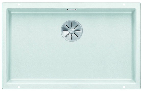 BLANCO 523446 zlewozmywak SUBLINE 700-U biały InFino manualny SILGRANIT PuraDur BLANCO 523446 zlewozmywak SUBLINE 700-U biały InFino manualny SILGRANIT PuraDur