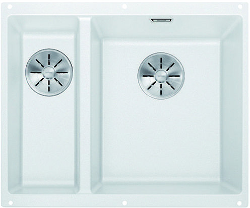 BLANCO 523562 zlewozmywak SUBLINE 340/160-U biały manualny SILGRANIT PuraDur BLANCO 523562 zlewozmywak SUBLINE 340/160-U biały manualny SILGRANIT PuraDur