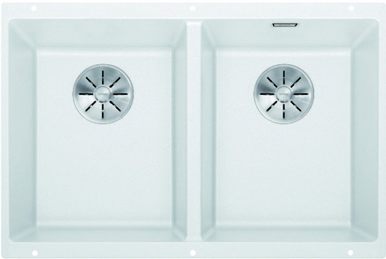 BLANCO 523578 zlewozmywak SUBLINE 350/350-U biały manualny SILGRANIT PuraDur BLANCO 523578 zlewozmywak SUBLINE 350/350-U biały manualny SILGRANIT PuraDur