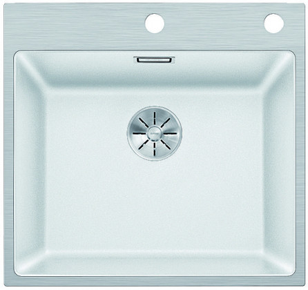 BLANCO 524112 zlewozmywak SUBLINE 500-IF/A biały z korkiem SILGRANIT PuraDur BLANCO 524112 zlewozmywak SUBLINE 500-IF/A biały z korkiem SILGRANIT PuraDur