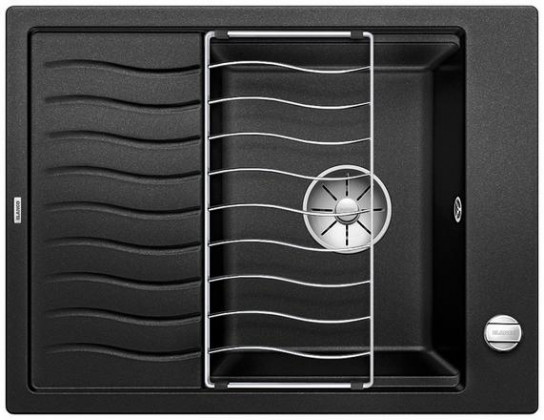 BLANCO 524814 Dřez ELON 45 S antracit SILGRANIT® PuraDur® s excentrem BLANCO 524814 Dřez ELON 45 S antracit SILGRANIT® PuraDur® s excentrem