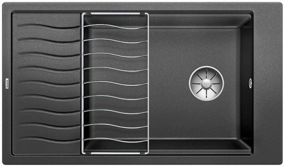 BLANCO 524870 Dřez ELON XL 8 S antracit SILGRANIT® PuraDur®bez excentru BLANCO 524870 Dřez ELON XL 8 S antracit SILGRANIT® PuraDur®bez excentru