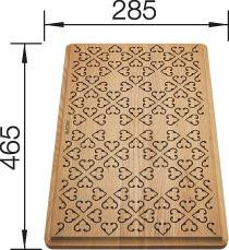 BLANCO 237591 Příslušenství krájecí deska s ornamentem ke dřezu Faron XL 6 S BLANCO 237591 Příslušenství krájecí deska s ornamentem ke dřezu Faron XL 6 S
