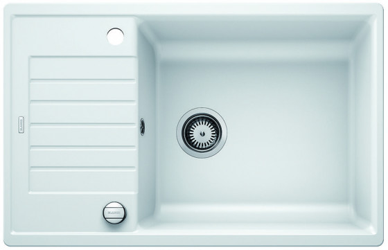 BLANCO 523267 zlewozmywak ZIA XL 6 S Compact biały z korkiem SILGRANIT PuraDur BLANCO 523267 zlewozmywak ZIA XL 6 S Compact biały z korkiem SILGRANIT PuraDur