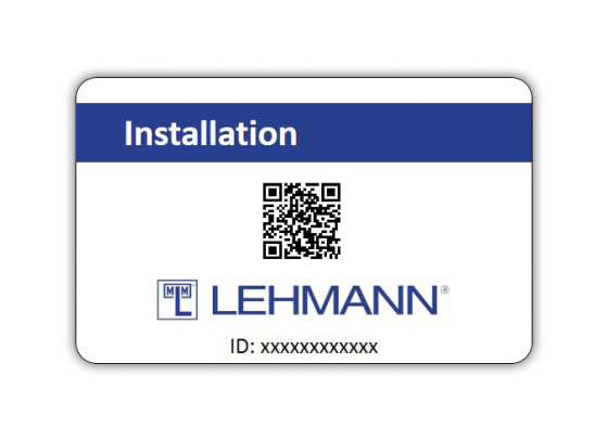LEHMANN Karta instalacyjna Mifare do zamków elektr. Lehmann