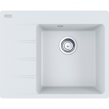 FRANKE Dřez CNG 611-62 TL/7 620 x 500 bílá led odkap vlevo FRANKE Dřez CNG 611-62 TL/7 620 x 500 bílá led odkap vlevo