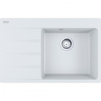 FRANKE Dřez CNG 611-78 TL/7 780 x 500 bílá led odkap vlevo FRANKE Dřez CNG 611-78 TL/7 780 x 500 bílá led odkap vlevo