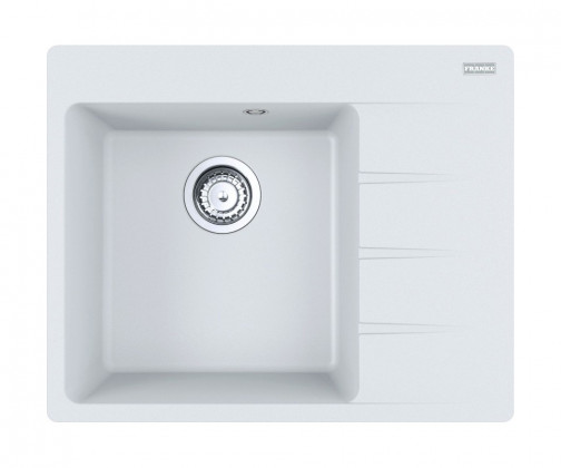 FRANKE Dřez CNG 611-62 TL/2 620 x 500 bílá led odkap vpravo FRANKE Dřez CNG 611-62 TL/2 620 x 500 bílá led odkap vpravo
