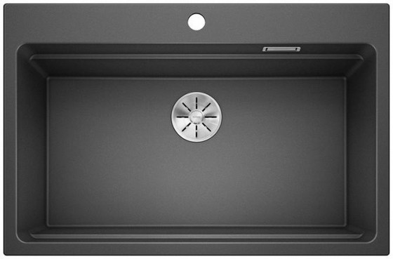 BLANCO 525893 Dřez ETAGON 8 černý SILGRANIT® PuraDur® bez excentru