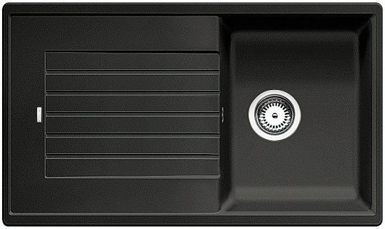 BLANCO 526011 dřez ZIA 45 SL černý SILGRANIT® PuraDur® bez excentru