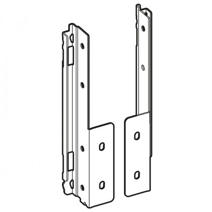 HETTICH 9257694 AvanTech You mocowanie ścianki tylnej 187 antracyt L