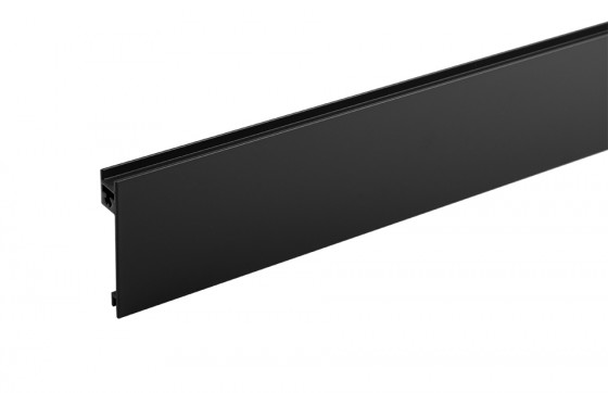 StrongMax profil aluminiowy do szklanego frontu 1100 mm, czarny