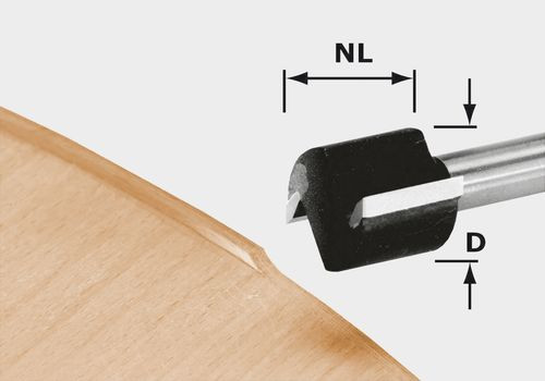FESTOOL 491666 Frez do wyrównywania HW D 19/16 S8 OFK 700
