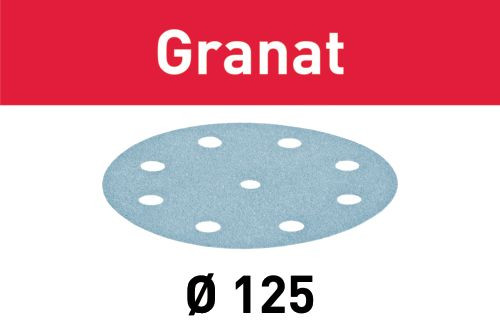 FESTOOL 497169 Krążki ścierne STF D125/8 P120 GR/100 Granat