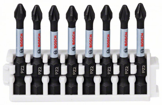 BOSCH 2608522331 Sada bitů Impact Control Power Bit, 8 kusů, 8×PZ2 BOSCH 2608522331 Sada bitů Impact Control Power Bit, 8 kusů, 8×PZ2