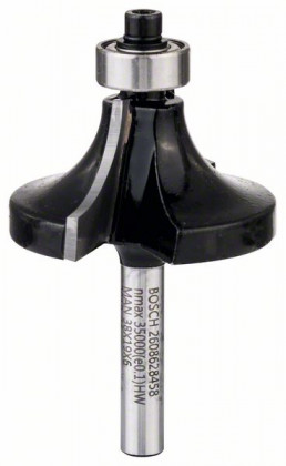 BOSCH 2608628458 Zaoblovací fréza/6 mm/R1 12,7 mm/D 38,1 mm/L 18,6 mm/G 60 mm BOSCH 2608628458 Zaoblovací fréza/6 mm/R1 12,7 mm/D 38,1 mm/L 18,6 mm/G 60 mm