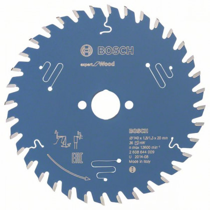 BOSCH 2608644009 Pilový kotouč Expert for Wood 140 x 20 x 1,8 mm, 36 BOSCH 2608644009 Pilový kotouč Expert for Wood 140 x 20 x 1,8 mm, 36