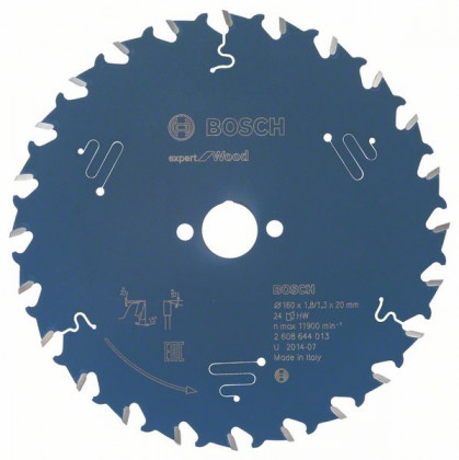BOSCH 2608644013 Pilový kotouč Expert for Wood 160 x 20 x 1,8 mm, 24 BOSCH 2608644013 Pilový kotouč Expert for Wood 160 x 20 x 1,8 mm, 24
