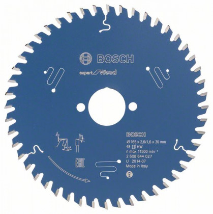 BOSCH 2608644027 Pilový kotouč Expert for Wood 165 x 30 x 2,6 mm, 48 BOSCH 2608644027 Pilový kotouč Expert for Wood 165 x 30 x 2,6 mm, 48