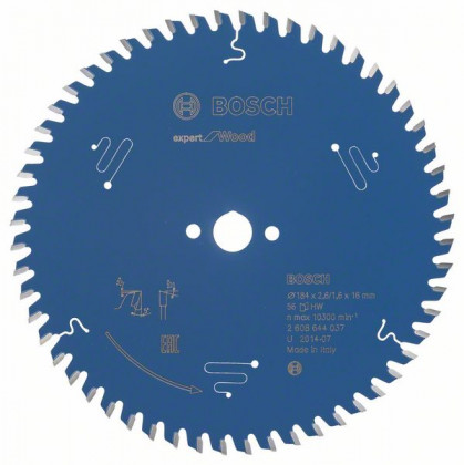 BOSCH 2608644037 Pilový kotouč Expert for Wood 184 x 16 x 2,6 mm, 56 BOSCH 2608644037 Pilový kotouč Expert for Wood 184 x 16 x 2,6 mm, 56
