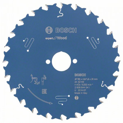 BOSCH 2608644041 Pilový kotouč Expert for Wood 184 x 30 x 2,6 mm, 24 BOSCH 2608644041 Pilový kotouč Expert for Wood 184 x 30 x 2,6 mm, 24