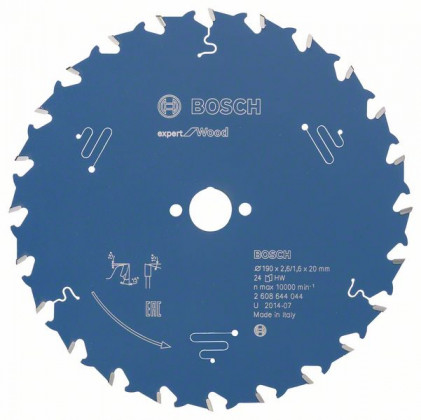BOSCH 2608644044 Pilový kotouč Expert for Wood 190 x 20 x 2,6 mm, 24 BOSCH 2608644044 Pilový kotouč Expert for Wood 190 x 20 x 2,6 mm, 24