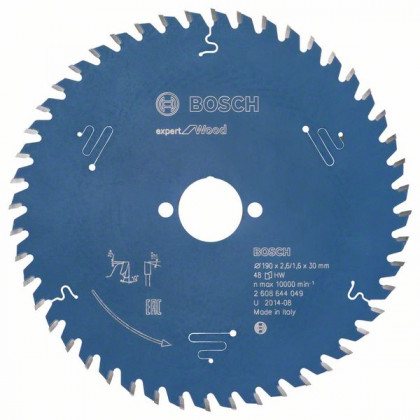BOSCH 2608644049 Pilový kotouč Expert for Wood 190 x 30 x 2,6 mm, 48 BOSCH 2608644049 Pilový kotouč Expert for Wood 190 x 30 x 2,6 mm, 48