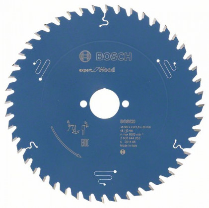 BOSCH 2608644053 Pilový kotouč Expert for Wood 200 x 30 x 2,8 mm, 48 BOSCH 2608644053 Pilový kotouč Expert for Wood 200 x 30 x 2,8 mm, 48
