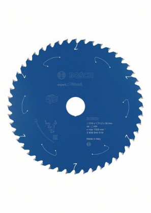 BOSCH 2608644519 Pilový kotouč Expert for Wood pro AKU pily 216×1,7/1,2×30mm, 48 BOSCH 2608644519 Pilový kotouč Expert for Wood pro AKU pily 216×1,7/1,2×30mm, 48